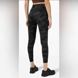 NWOT Lululemon Invigorate High-Rise Crop 23" Heritage 365 Camo Deep Coal Multi